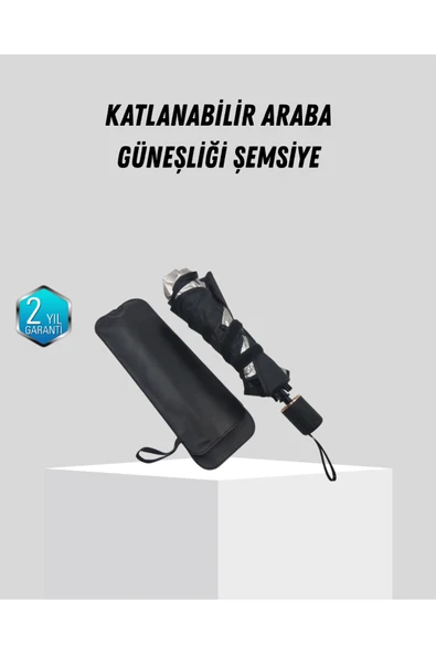 Ön Cam Güneşliği – Kalın Kumaş ve Cam Elyaf İskelet ile Maksimum UV Koruma ürün görseli 1