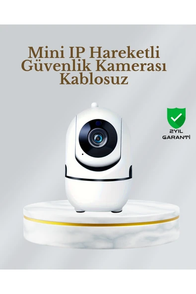 360° Dönen Akıllı WiFi Kamera – Uzaktan Kontrol ve İki Yönlü Ses Özellikli ürün görseli 1