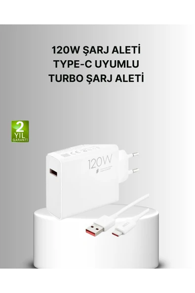 120W Mi Turbo Akıllı Tanıma Çipli Hızlı Şarj Cihazı Taşınabilir ve Dayanıklı ürün görseli 1