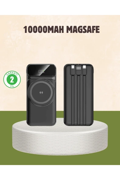 10000 mAh Kablosuz Powerbank – 15W Hızlı Şarj,  Type-C Çoklu Çıkışlı ürün görseli 1