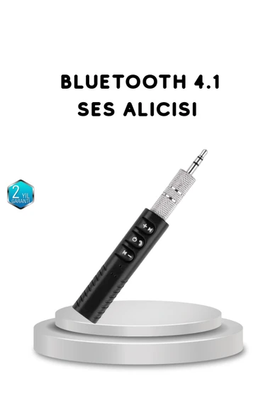 Mini Bluetooth Ses Alıcısı 3.5mm Girişli Kablosuz Müzik Adaptörü ürün görseli 1
