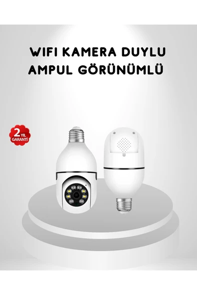 Akıllı Duylu 360° Güvenlik Kamerası – PTZ Özellikli, Uzaktan Kontrollü Akıllı Kamera ürün görseli 1