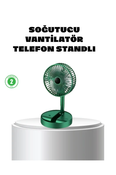 Katlanabilir Mini Fan – 3 Kademeli Soğutma, Şarjlı ürün görseli 1