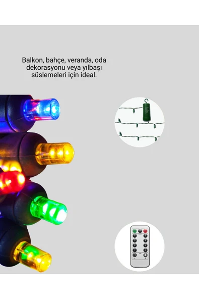 2x2 Metre Perde LED Işık - Resim 2