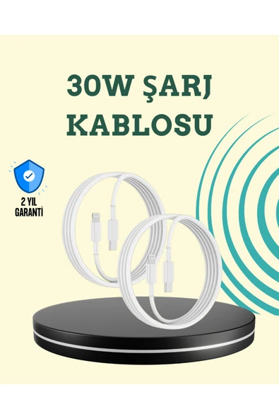 Aşırı Şarj ve Pil Koruması ile Akıllı Çipli Lightning Kablo 1.2m ürün görseli 1