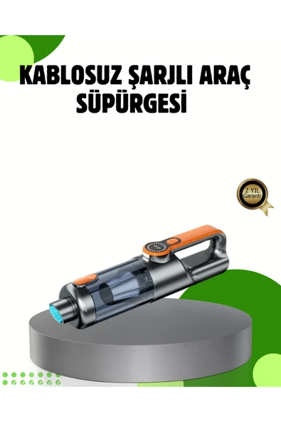 Şarjlı Kablosuz El Süpürgesi Yüksek Emiş Güçlü ve Çok Başlıklı ürün görseli 1