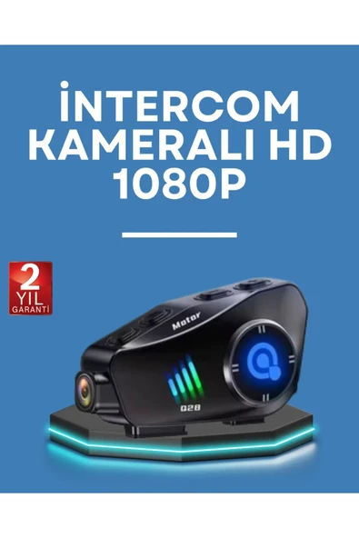 Q28 Kask Kulaklık 1080P HD Kamera – Bluetooth 5.3, Su Geçirmez, Gürültü Azaltma ürün görseli 1