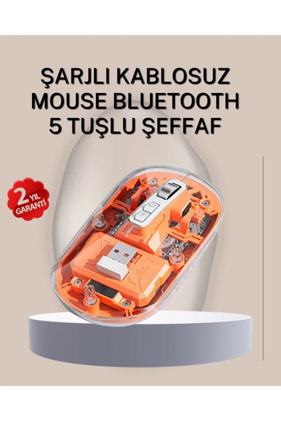 Çift Modlu Fare – USB Alıcılı ve Bluetooth Bağlantılı ürün görseli 1