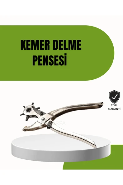 Deride Kemer Çanta Ayakkabı Delme Pensesi 6 Uçlu Döner Başlıklı Tamir Aleti ürün görseli 1