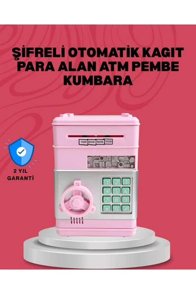 Elektronik Şifreli Otomatik Para Yutan Çocuk Kumbarası ürün görseli 1