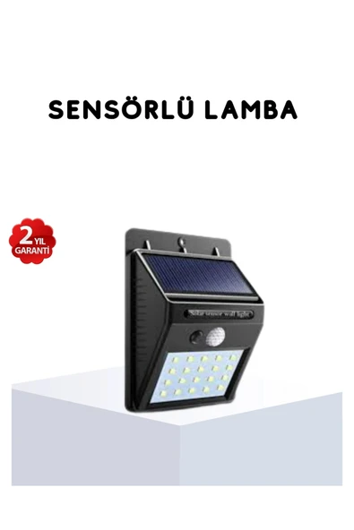 Solar Güneş Enerjili Hareket Sensörlü 4 Taraflı Bahçe Lambası – IP65 Su Geçirmez, 100 LED ürün görseli 1