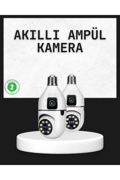 Tak Çalıştır Ampul Kamera – Full HD 1080P Kablosuz Güvenlik Çözümü ürün görseli 1