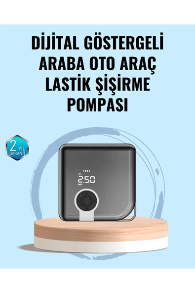 Type-C Şarj Girişli Taşınabilir Elektrikli Hava Pompası ürün görseli 1