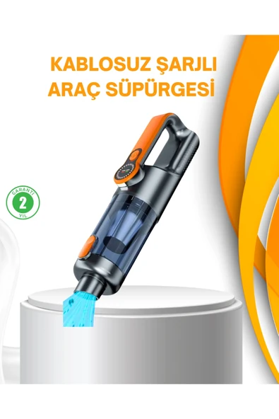 Kompakt Şarjlı El Süpürgesi Kuru ve Sıvı Temizlik 5 Aparatlı ürün görseli 1