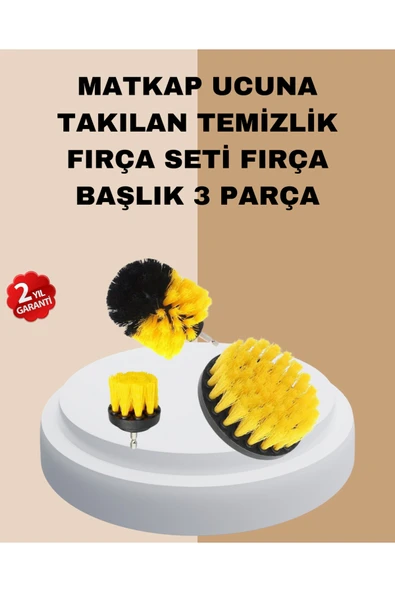 3’lü Matkap Ucu Fırça Takımı Zorlu Kirler İçin ürün görseli 1