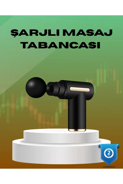 6 Kademeli Kas Masaj Tabancası 4 Başlıklı Güçlü Sessiz Sporcu Masaj Cihazı Şarjlı ürün görseli 1