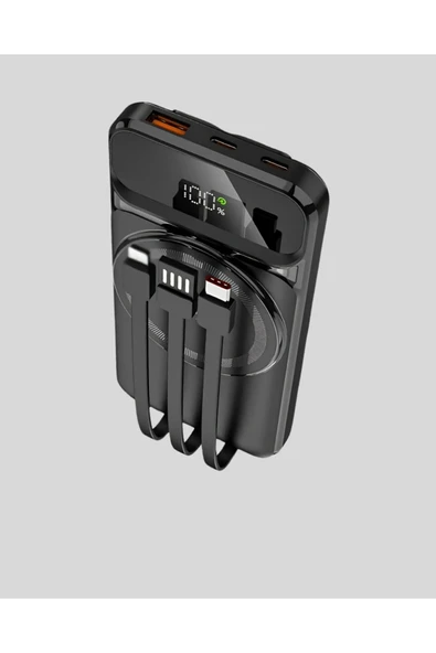Kablosuz 10000 mAh Powerbank - Resim 4