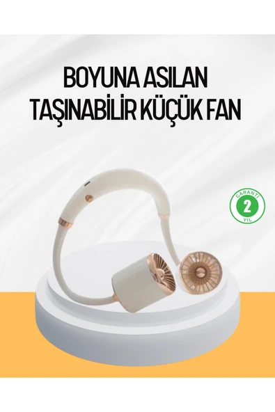 Katlanabilir Asılabilir Fan USB Şarjlı Hafif ve Sessiz Tasarım ürün görseli 1