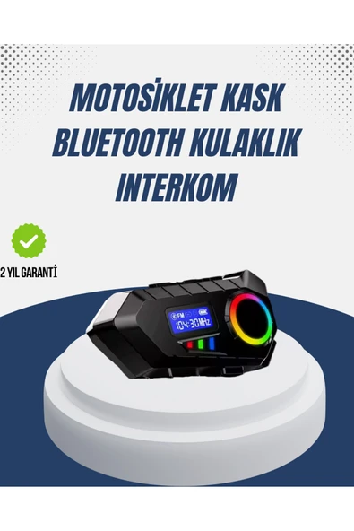 Kablosuz Bluetooth İnterkom IP65 Suya Dayanıklı 40mm HD Ses ve 40 Saat Pil ürün görseli 1