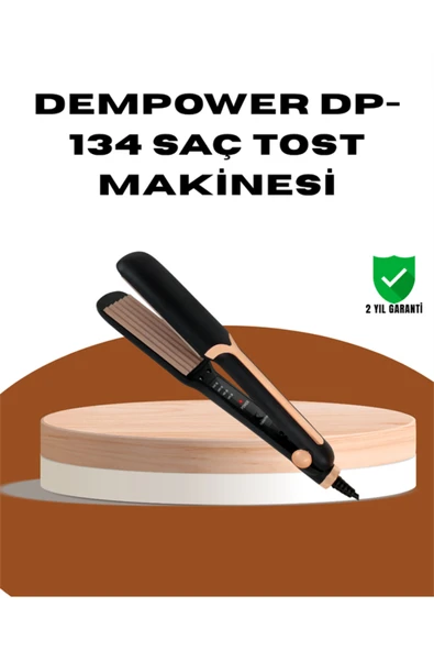 DEMPOWER DP-134 Saç Tost Makinesi – Kolay Kullanım, Hızlı Sonuç, Uzun Süre Kalıcılık ürün görseli 1
