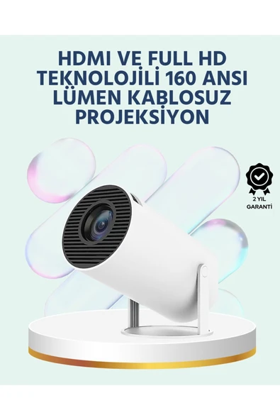 160 ANSI Lümen Parlaklığa Sahip Geniş Ekran Projeksiyon ürün görseli 1