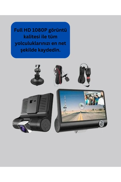3 Kameralı Araç DVR - Resim 3