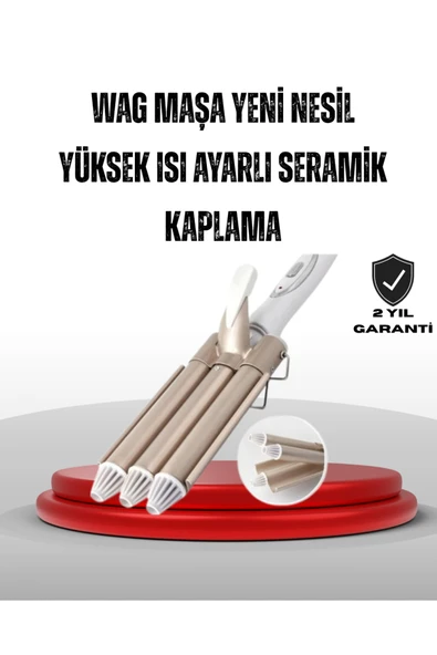 Ayarlanabilir Isı Ayarıyla Profesyonel Bukle Maşası – Hızlı ve Nazik Şekillendirme ürün görseli 1