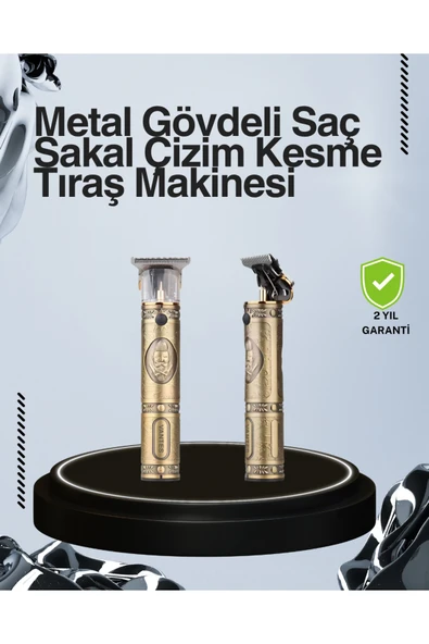 Kompakt Tasarımlı, Uzun Pil Ömürlü Saç Sakal Kesme Makinesi ürün görseli 1