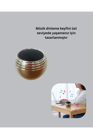 MİNİ SPEAKER YUVARLAK - Resim 3