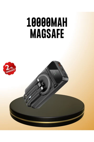 15W Kablosuz Hızlı Şarjlı 10000 mAh Powerbank – Taşınabilir, LED Göstergeli ürün görseli 1