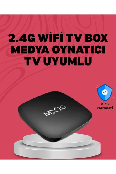 4K UHD Android Medya Oynatıcı 8 GB Hafıza 2 GB RAM Wi-Fi Destekli ürün görseli 1