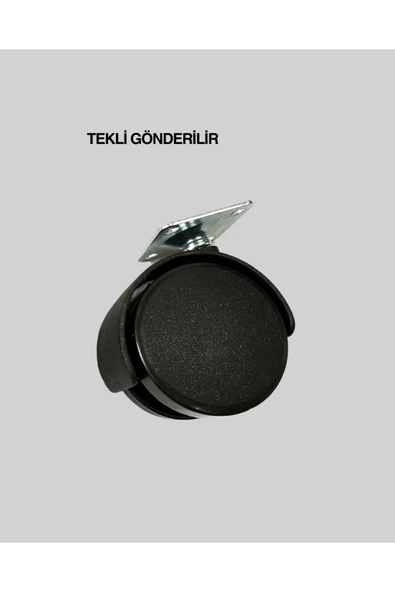 Kilitsiz 6 Cm Tekerlek Ayak Tek Adet - Resim 3