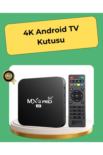 4K Ultra HD TV Box – 2GB RAM, 16GB Hafıza, Android Akıllı Medya Oynatıcı ürün görseli 1