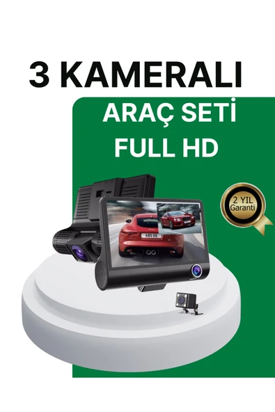 Gece Görüşü Destekli, 1080P Full HD Çözünürlüklü Araç İçi Kamera ürün görseli 1