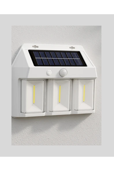 Suya Dayanıklı Solar Duvar Lambası – Akıllı Gece Sensörlü Işık - Resim 2