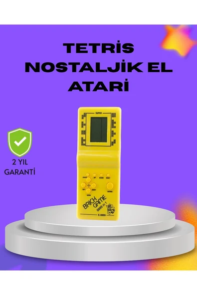 Klasik Tetris Oyunu El Konsolu – Taşınabilir Pil ile Çalışan Retro El Aterisi ürün görseli 1