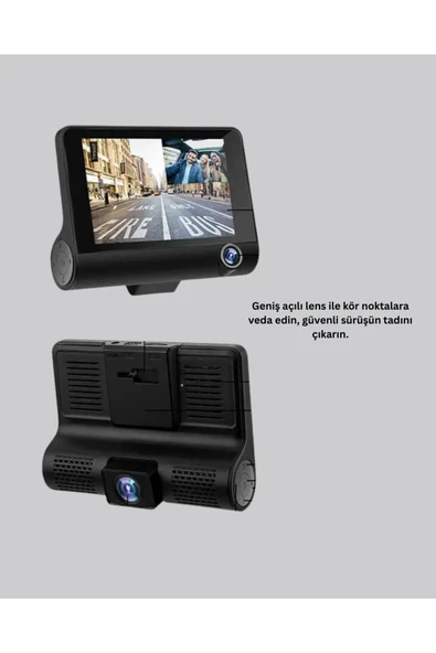 3 Kameralı Araç DVR - Resim 4