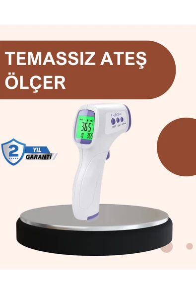 Temassız Dijital Ateş Ölçer Büyük Ekranlı Hızlı Okuma ürün görseli 1