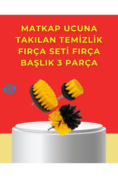 Matkap Ucu Temizlik Aparatı 3’lü Fırça Seti ürün görseli 1