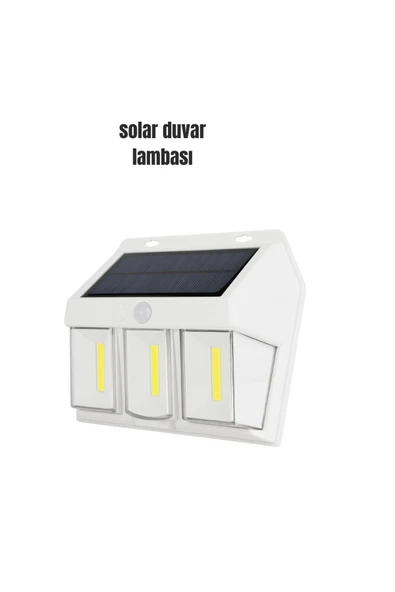 Suya Dayanıklı Solar Duvar Lambası – Akıllı Gece Sensörlü Işık ürün görseli 1