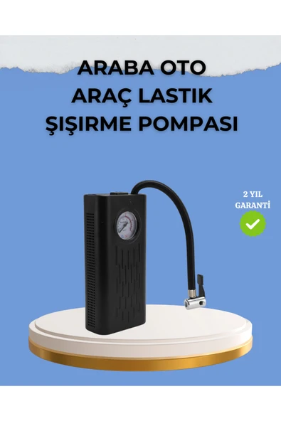 Çok Fonksiyonlu Dijital Gösterge Elektrikli Lastik Pompası ürün görseli 1
