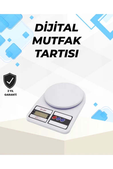 Hassas Tartım İçin Dijital Mutfak Terazisi – 10kg / 1g ürün görseli 1
