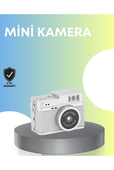 Mini Retro Dijital Kamera 1080P Full HD Dahili 128GB Hafızalı ürün görseli 1