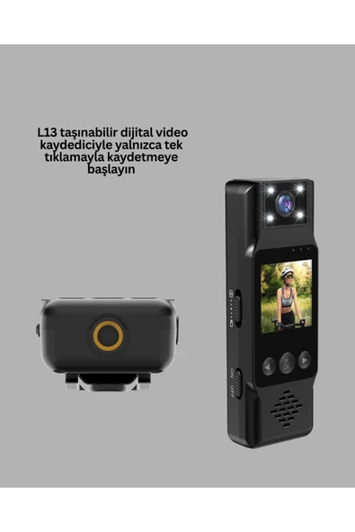 Gece Görüşlü Döngüsel Kayıt Destekli Mini Kamera - Resim 4