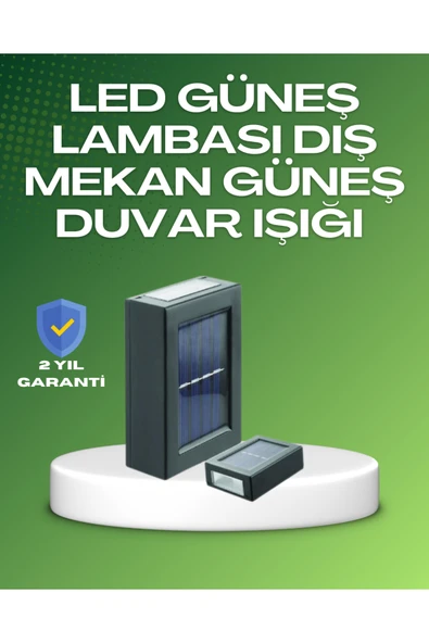 Dış Mekan Güneş Paneli ile Aydınlatma Lambası ürün görseli 1