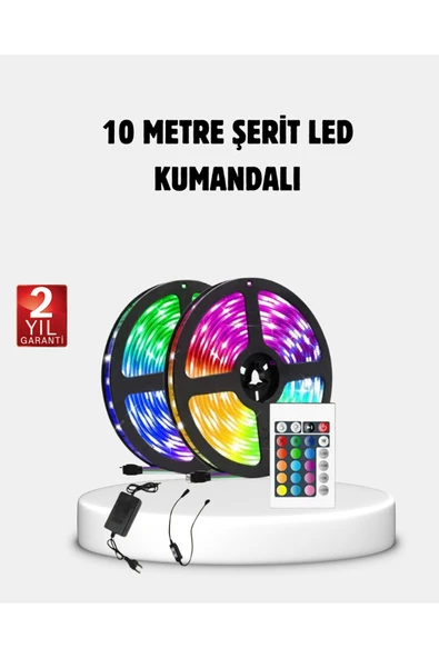RGB Smart Şerit LED – TV Arkası ve Dekoratif Alanlar İçin Işık Şeridi ürün görseli 1