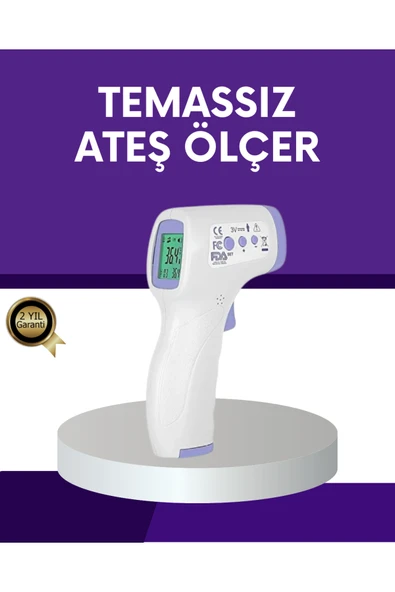 Temassız Ateş Ölçer Dijital Kızılötesi Termometre Hızlı Ölçüm ürün görseli 1