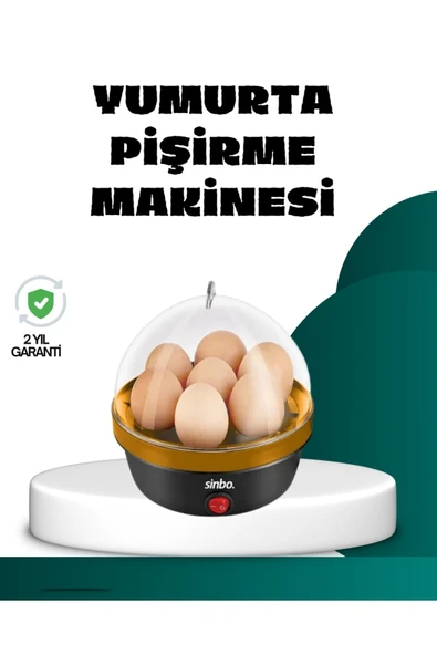 Elektrikli Yumurta Pişirme Makinesi 7 Yumurta Kapasiteli ürün görseli 1