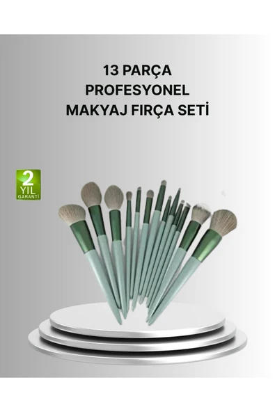 Cilt Dostu Profesyonel Makyaj Fırça Seti Pudra ve Fondöten İçin Uygun ürün görseli 1