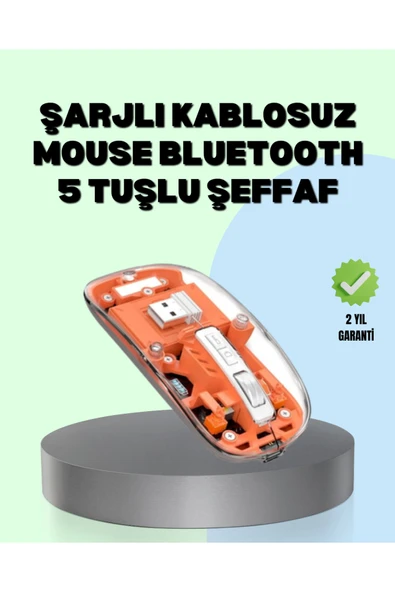 Şarjlı Ergonomik Fare – 1600 DPI, Sessiz Tıklama Özellikli ürün görseli 1